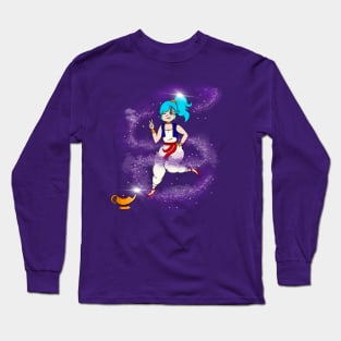 Bulma Genie in a Bottle Long Sleeve T-Shirt